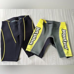 Jet Pilot Wetsuit Shorts Men’s Large Vintage Black Jet ski Swimming